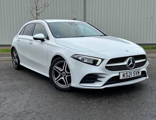 Mercedes-Benz A Class 2.0 A200d AMG Line Executive 5dr Auto Hatchback Diesel White