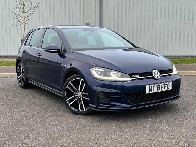 Volkswagen Golf 2.0 TDI 184 GTD 5dr DSG Hatchback Diesel Blue