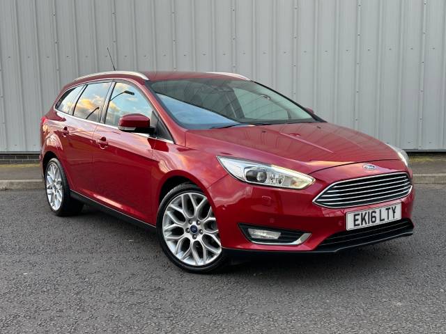 Ford Focus 1.5 TDCi 120 Titanium X 5dr Estate Diesel Red