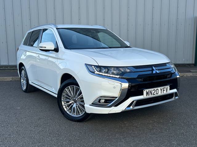 Mitsubishi Outlander 2.4 PHEV Exceed Safety 5dr Auto Estate Hybrid White