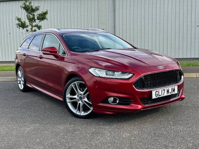 Ford Mondeo 2.0 TDCi 180 Titanium 5dr Powershift Estate Diesel Red
