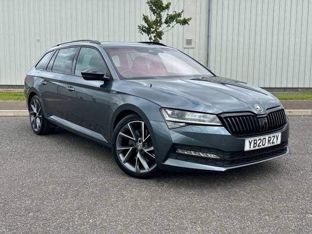 Skoda Superb 2.0 TSI 272 Sport Line Plus 4X4 5dr DSG Estate Petrol Grey