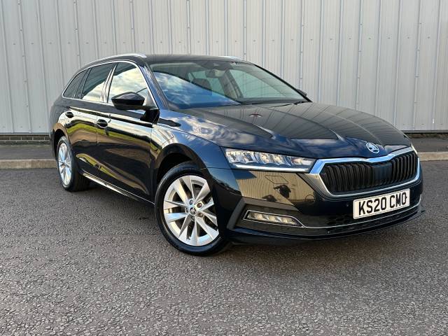 Skoda Octavia 2.0 TDI 150 SE L First Edition 5dr DSG Estate Diesel Black