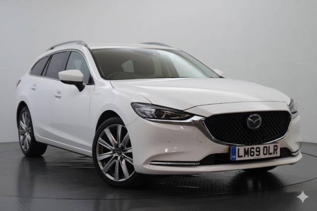 Mazda 6 2.2d Sport Nav+ 5dr Estate Diesel White