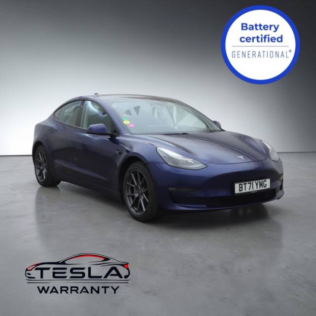 Tesla Model 3 0.0 Long Range AWD 4dr Auto Saloon Electric Blue